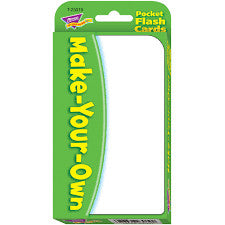 Make-Your-Own Pocket Flash Cards  [T23019]