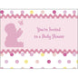 Tickled Pink Baby Shower Invitations 8 Pack [1INV3584]
