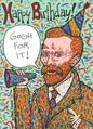 Van Gogh Birthday Greeting  Card [2200BD]