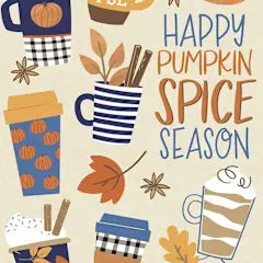 Happy Pumpkin Spice Season Halloween Greeting Card [HAT47082501]
