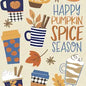 Happy Pumpkin Spice Season Halloween Greeting Card [HAT47082501]