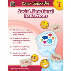 Daily Warm-Ups: Social-Emotional Reflections Gr 1 [TCR9096]