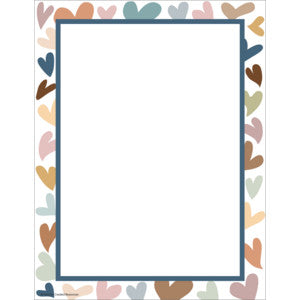 Everyone is Welcome Hearts Computer Paper [TCR7152]