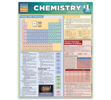 QuickStudy | Chemistry Laminated Study Guide [218593]