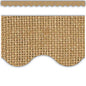 Burlap Scalloped Border Trim [TCR3552]