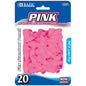 BAZIC Pink Eraser Top (20/Pack) [2206]