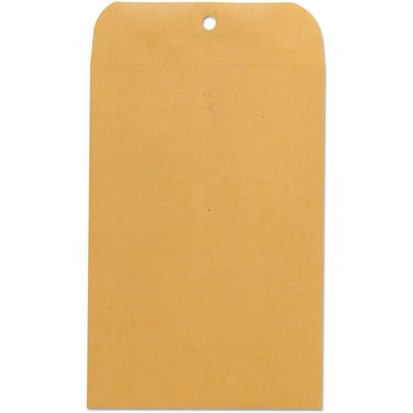 Universal Center-Seam 6 1/2" x 9 1/2" Manila Envelopes, Clasp Closure, 28 Lb, Brown Kraft, Box Of 100