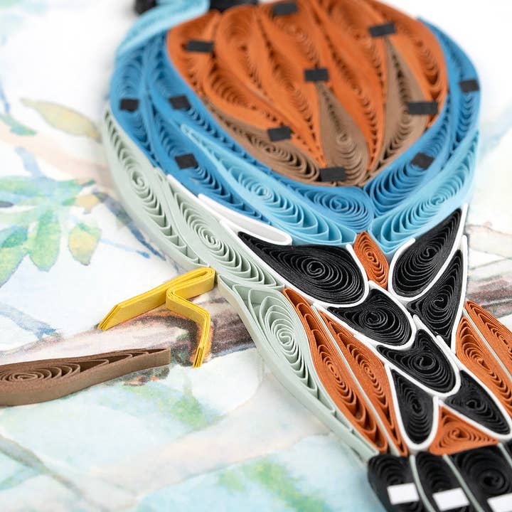 American Kestrel Quilled Greeting Card