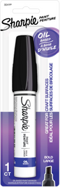Sharpie Oil-Based Paint Markers Bold Marker Point - Black Oil Based Ink [35241PP]