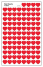 RED HEARTS SUPER SHAPES STICKERS [T46072]