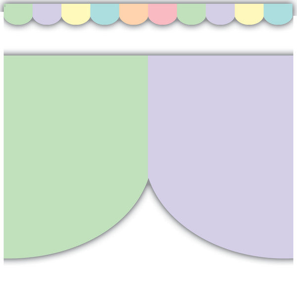 Pastel Pop Scalloped Die-Cut Border Trim [TCR8433]