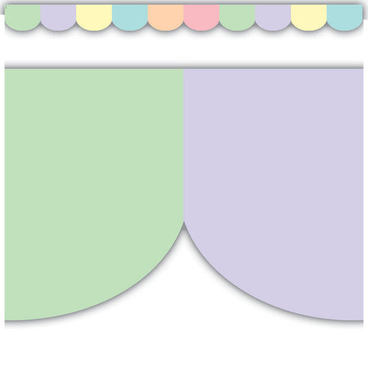Pastel Pop Scalloped Die-Cut Border Trim [TCR8433]