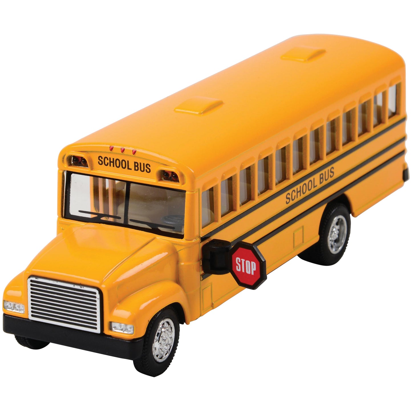 Classic School Bus Die Cast 6.5 Inch 12-unit Display
