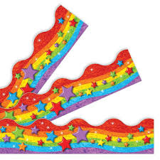 Rainbow & Stars Border Trim [T92332]