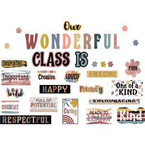 Wonderfully Wild Our Wonderful Class Mini Bulletin Board [TCR6680]
