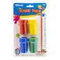 BAZIC 0.6 FL OZ (18 mL) 4 Color Poster Paint w/ Brush [3939]