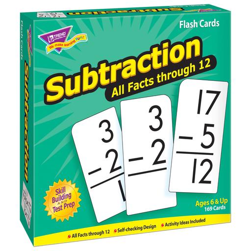Subtraction 0-12 All Facts Skill Drill Flash Cards [T53202]