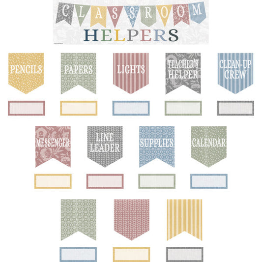 Classroom Cottage Classroom Helpers Mini Bulletin Board [TCR7175]