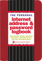 The Personal Internet Address & Password Logbook (Red) [9781441308146]
