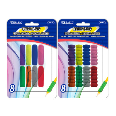Pen Grip Shape Foam Pencil (8/Pack) [1501]