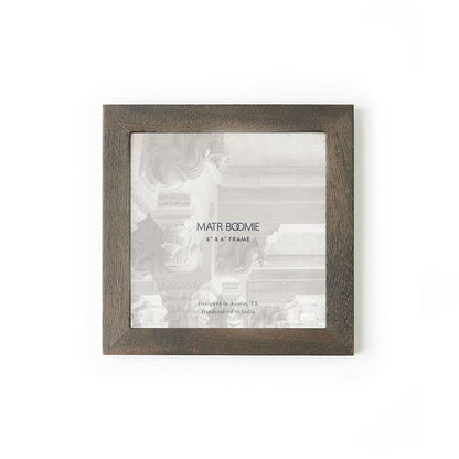 Bimala 6x6 Dark Brown Wood Quilling Card Frame - Fair Trade