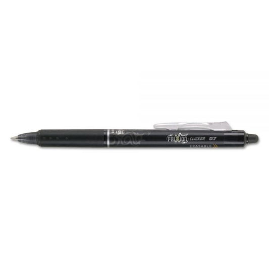 Pilot FriXion Clicker Erasable Retractable Gel Pen, 0.7mm, Black Ink/Barrel [PIL31450]