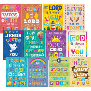 Bible Verses Small Poster Pack [TCR7072]