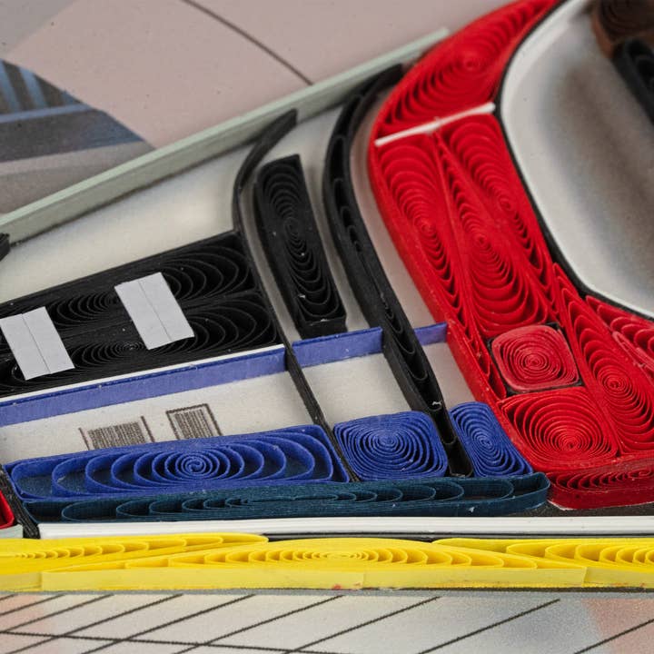 Quilled London Tube Greeting Card