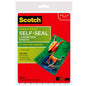 Scotch Self-Seal Laminating Pouches, 8-1/2" x 11", Clear, Pack of 10 Laminating Sheets [MMMLS854SS10]