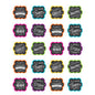 Chalkboard Brights Stickers [TCR5618]
