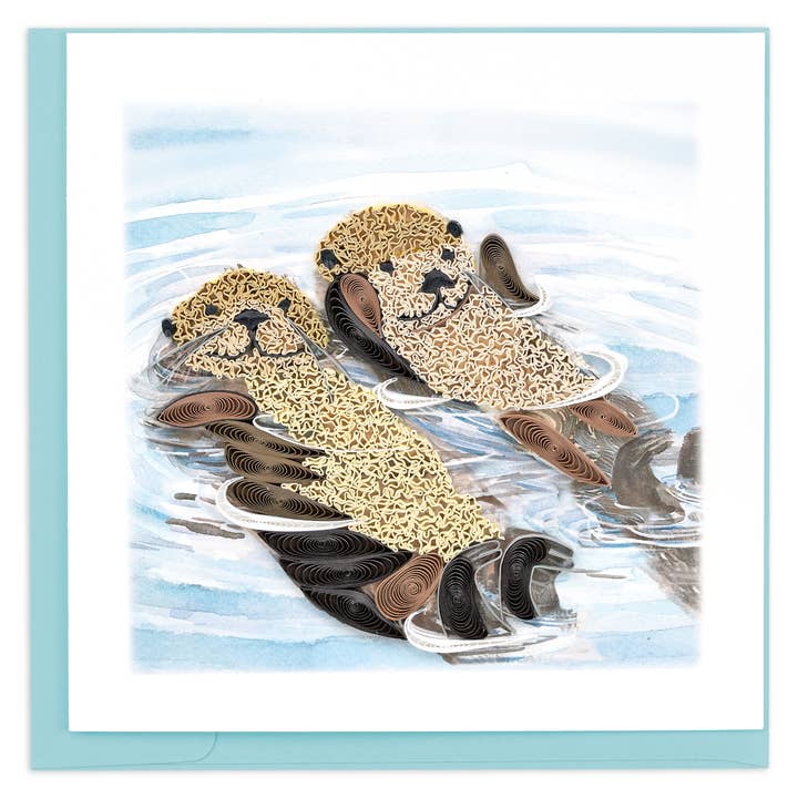Hugging Otters