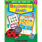 Beginning Math Write-On Wipe-Of Book PreK [TCR3293]