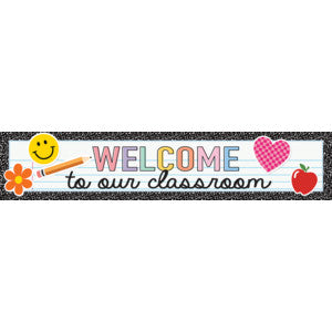 Cool for School Welcome to Our Classroom Banner [TCR9327]