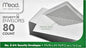 Mead White Security Envelopes - #6 3/4 - 20 lb - Gummed - 80/Box - White [MEA75212]