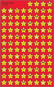 EMOJI Stars Stickers [T46092]
