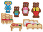 Storytelling Glove Puppets Three Bears 7 Piece Puppet Set [LC262]