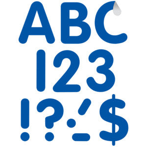 Blue 4" Classic Self-Adhesive Letters Uppercase [TCR9642]