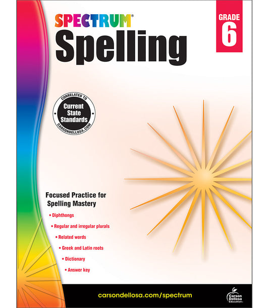 SPECTRUM SPELLING GRADE 6 [CD704602]