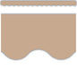 Light Brown Scalloped Border Trim [TCR7129]