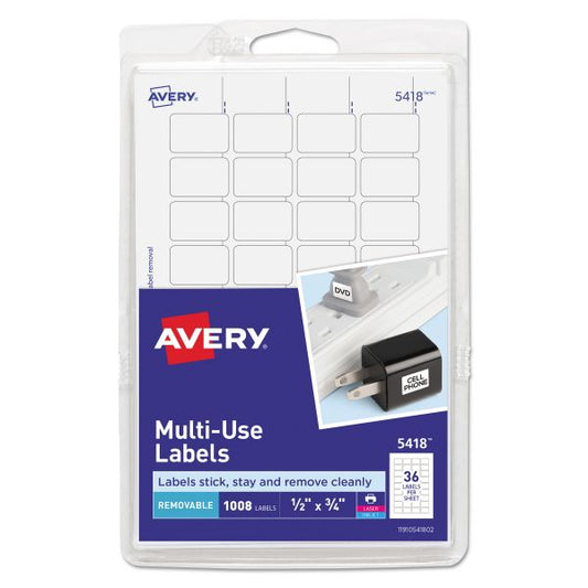 LABEL REMOVE 3/4X1/2 WE [AVE05418]