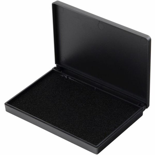 Charles Leonard Felt Stamp Pad 2.8" x 4.3" Black Ink [LEO92420]