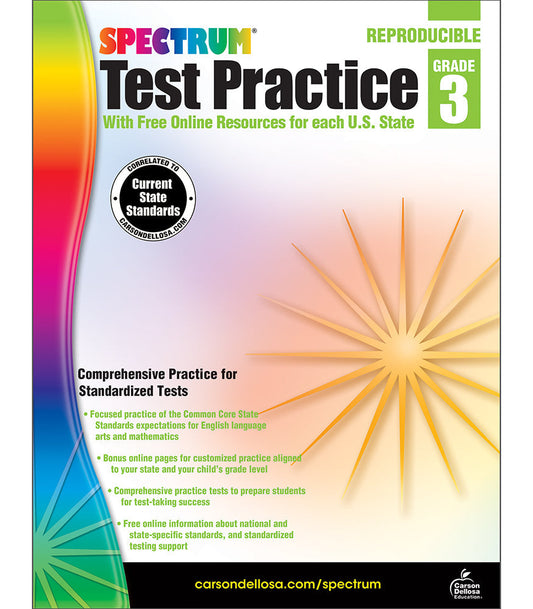 SPECTRUM TEST PRACTICE GR 3 [CD704249]