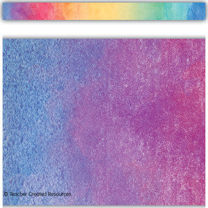 Watercolor Straight Border Trim [TCR8960]