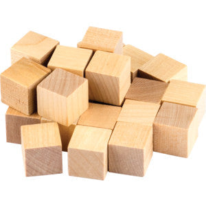 STEM Basics: Wooden Cubes - 25 Count [TCR20941]