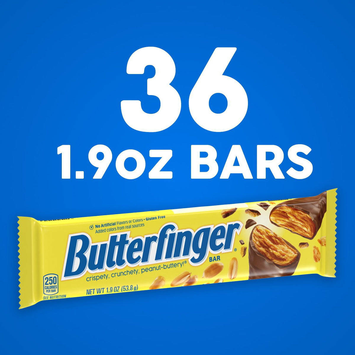 Butterfinger Candy Bars, 1.9 oz., 36 pk.