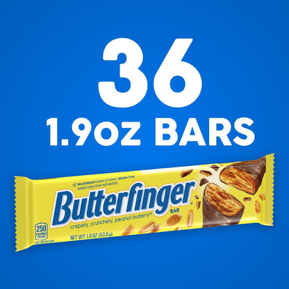Butterfinger Candy Bars, 1.9 oz., 36 pk.