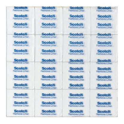 Scotch Removable Clear Double-Sided Mounting Squares , 11/16 in x 11/16 in (1.7 cm x 1.7 cm)