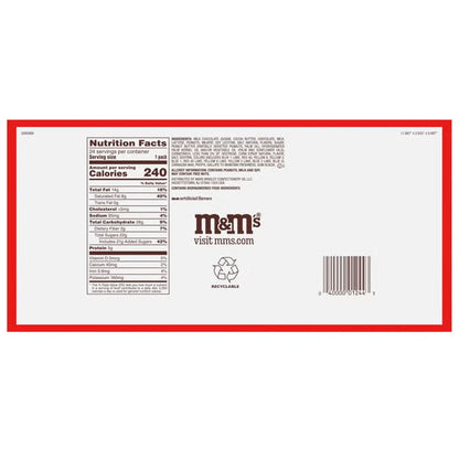 M&M PEANUT BUTTER CHOCOLATE 1.63OZ 24CT