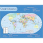 World Map Chart 17x22 [TCR7658]
