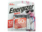 Energizer Max E91-BP-4 AA 1.5V Alkaline Button Top Batteries - 4 Piece Retail Card